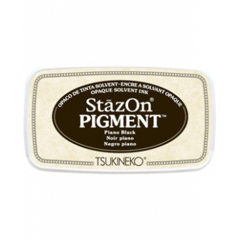 Tsukineko StazOn Pigment Inkpads Piano Black (SZ-PIG-031)