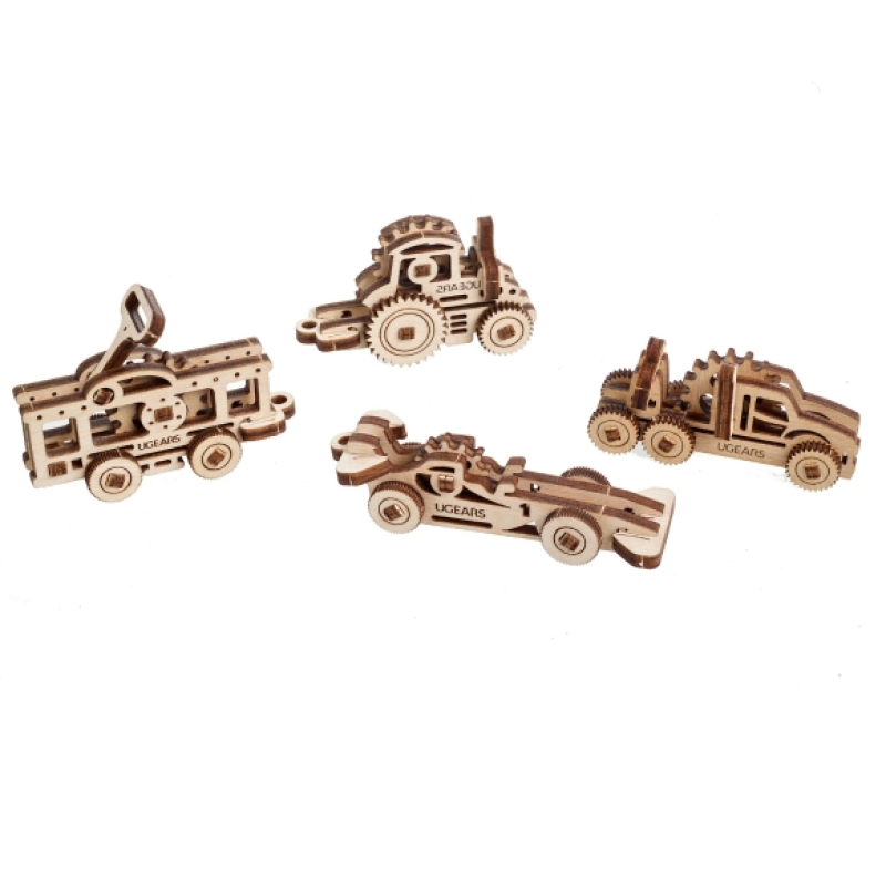 Ugears  U-Fidget 4-in-one -Auto's (4820184120617)