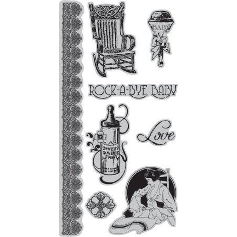 Graphic 45 Little Darlings - Cling Stamp 3 (2032-006)