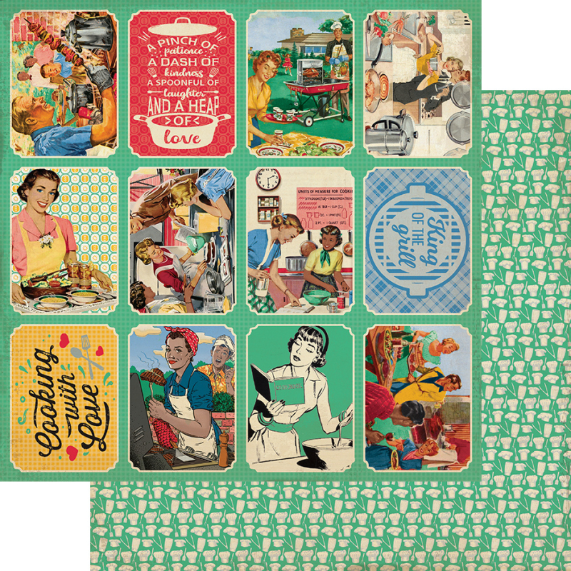 Authentique Delicious 6x6 Inch Paper Pad (DLC007)