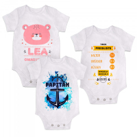 Sublimatie - Baby Rompertje wit korte mouw maat 74-80 (BODY-6-12)