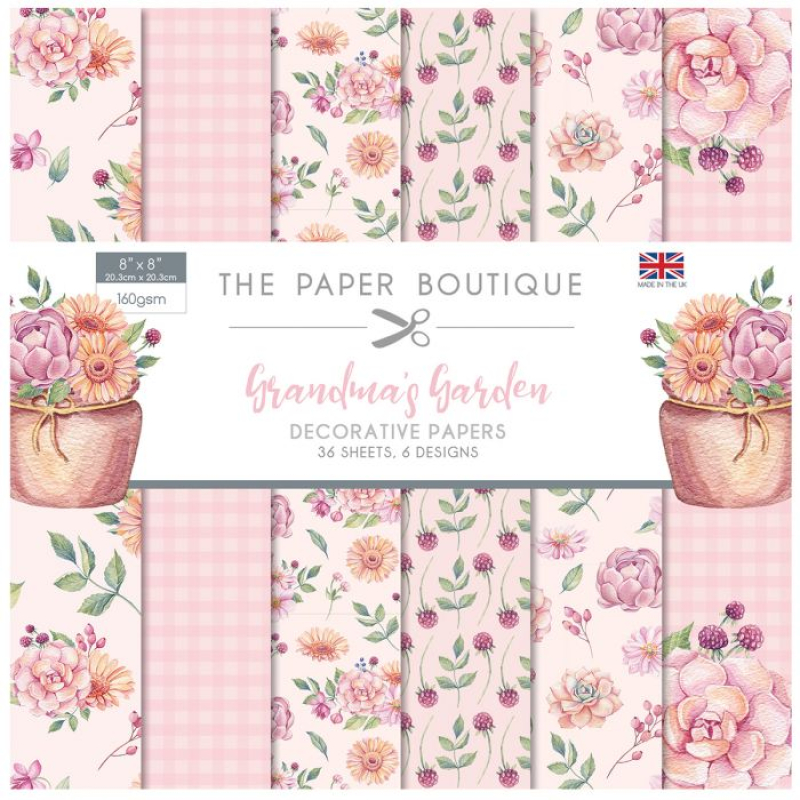 The Paper Boutique Grandma's garden 203x203cm paper pad (PB1298)