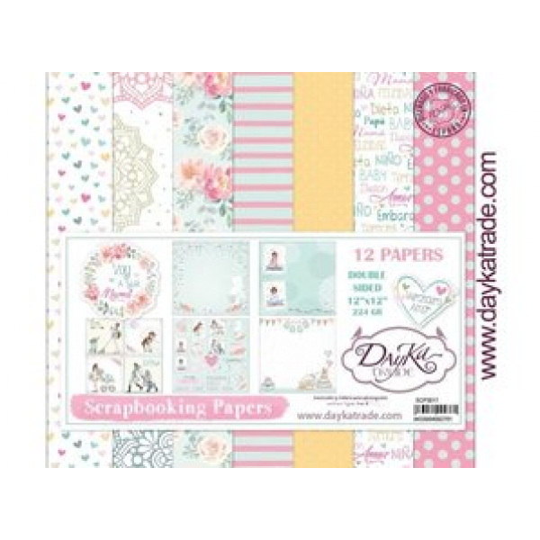 Dayka Voy A Ser Mama 12x12 Inch Paper Pack (SCP-3017)
