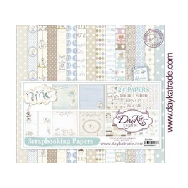 Dayka Bebe Niño 12x12 Inch Paper Pack (SCP-3024)