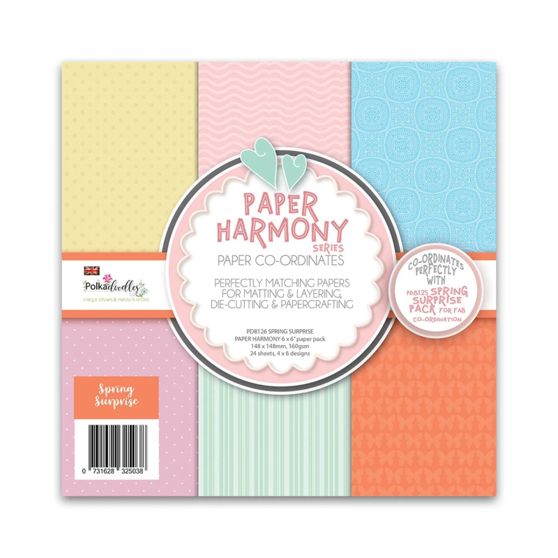 Polkadoodles Spring Harmony 6x6 Inch Paper Pack (PD8126)
