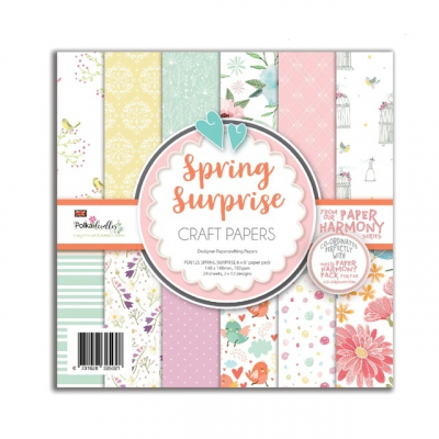 Polkadoodles Spring Surprise 6x6 Inch Paper Pack