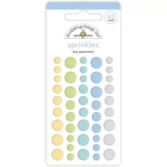 Doodlebug Design Baby Boy Assortment Sprinkles (45pcs) (6759) (842715067592)