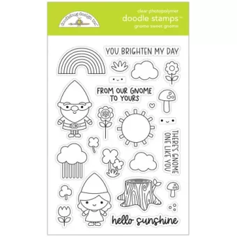 Gnome Sweet Gnome Doodle Stamps (7971