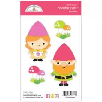 Doodlebug Design Gnomies Doodle Cuts 7973