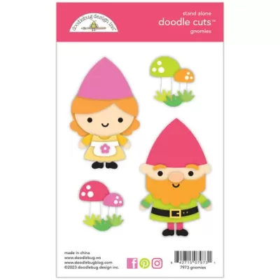 Doodlebug Design Gnomies Doodle Cuts 7973