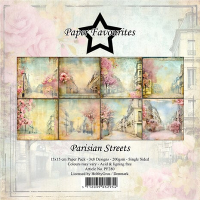 Paper Favourites Parisian Streets 6x6 Inch Paper Pack (PF280)