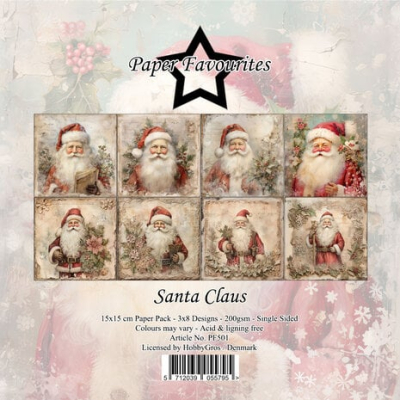 Paper Favourites Santa Claus 6x6 Inch Paper Pack (PF501)