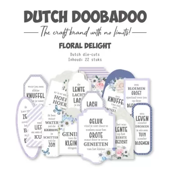 Dream Plan Do Floral Delight Dutch Die-Cuts (22pcs) (474.007.033)