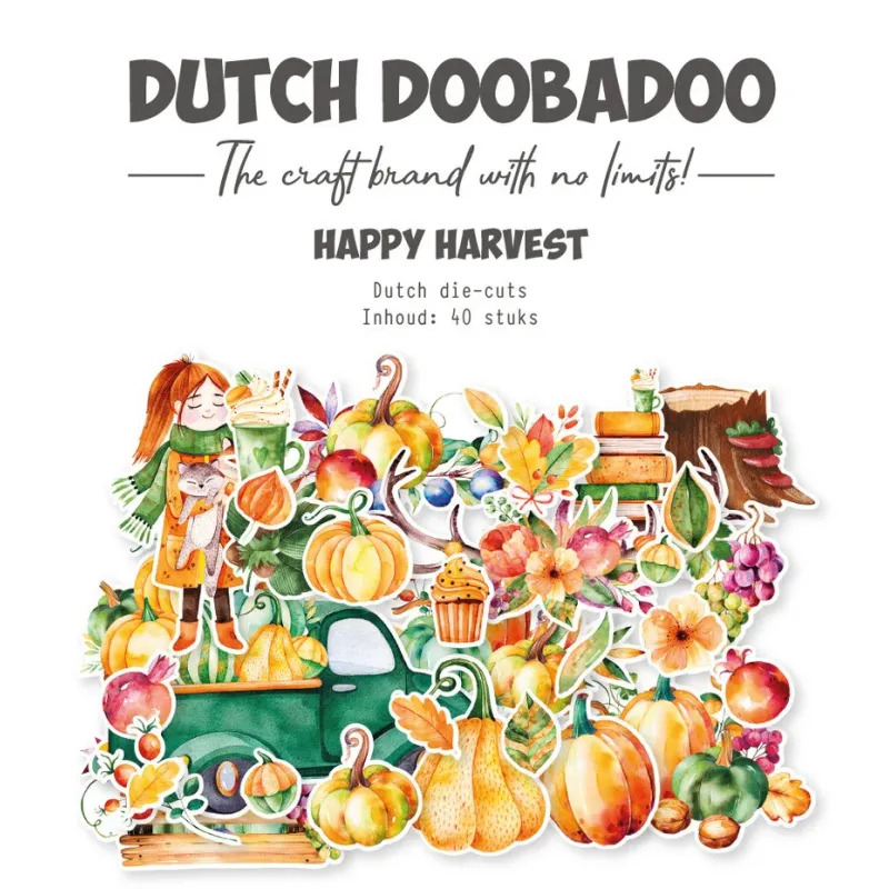 Dream Plan Do Happy Harvest Dutch Die-Cuts (40pcs) (474.007.042)