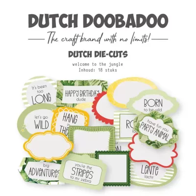 Welcome to the Jungle Dutch Die-Cuts (18pcs) (474.007.036)