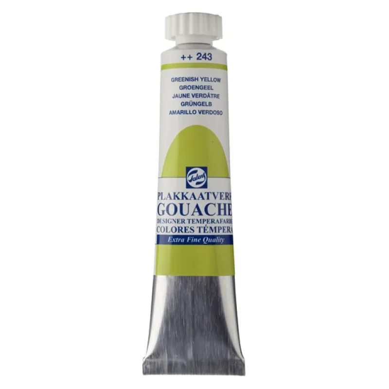 Royal Talens Gouache Extra Fine Quality Tube 20 ml Groengeel 243 (08042432)