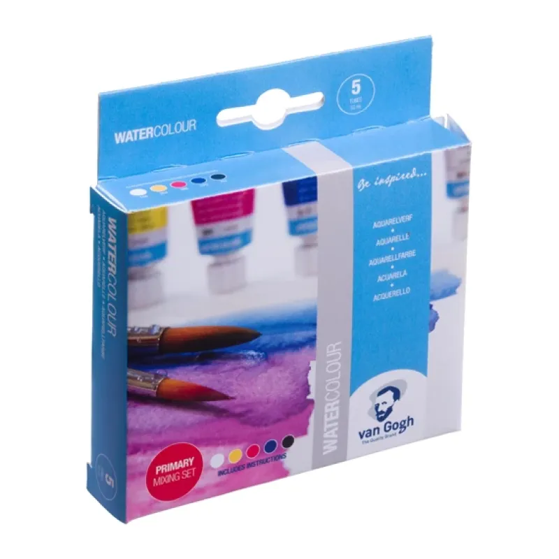 Van Gogh Aquarelverf primaire mengset | 5 x 10 ml tubes (20820115)