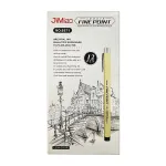 Fineliner Tekenpennen 12 stuks (Fin-12)