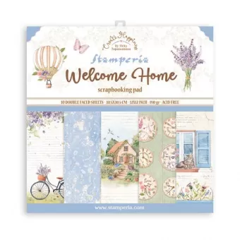 Stamperia Create Happiness Welcome Home 12x12 Inch Paper Pack (SBBL129)