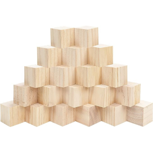 CMP Houten blokken 5 x 5 x 5cm 10 stuks (Hout-5)