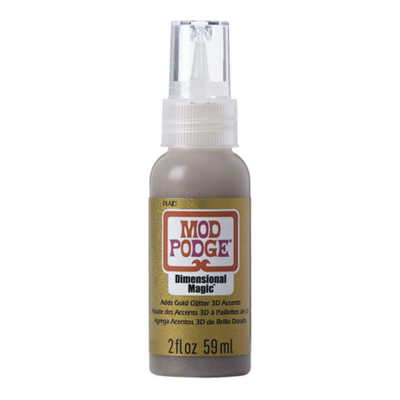 Mod Podge Dimensional Magic Glitter Gold 2 fl oz (CS11330)
