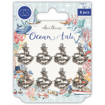 Craft Consortium Ocean Tale Metal Charms Anchors (CCMCHRM034) ( CCMCHRM034)