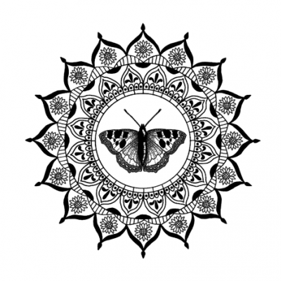 Crafty Individuals Summer Mandala Unmounted Rubber Stamps (CI-610) ( CI-610)