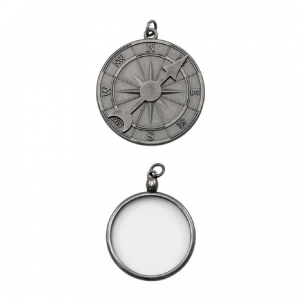 Idea-ology Tim Holtz Assemblage Charms Compass and Monocle (2pcs) (THA20027) ( THA20027)