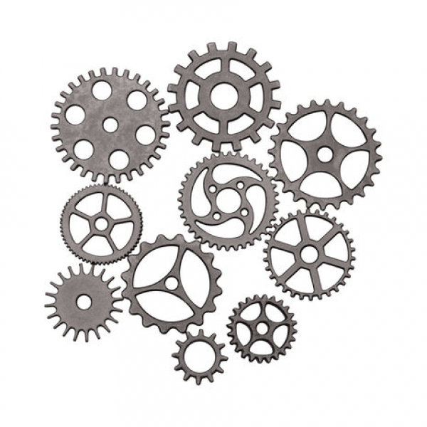 Idea-ology Tim Holtz Assemblage Charms Gears and Cogs (10pcs) (THA20031) ( THA20031)