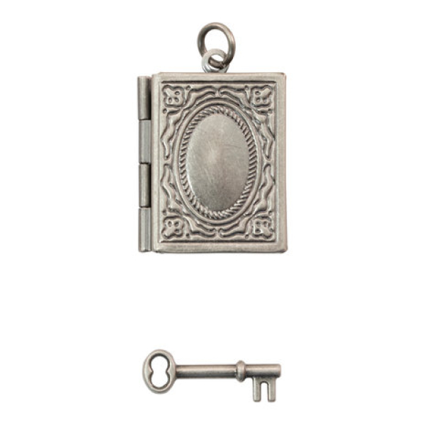 Idea-ology Tim Holtz Assemblage Locket Book and Key (2pcs) (THA20121) ( THA20121)