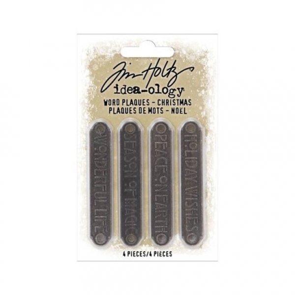Idea-ology Tim Holtz Christmas Word Plaques (TH94203) ( TH94203)