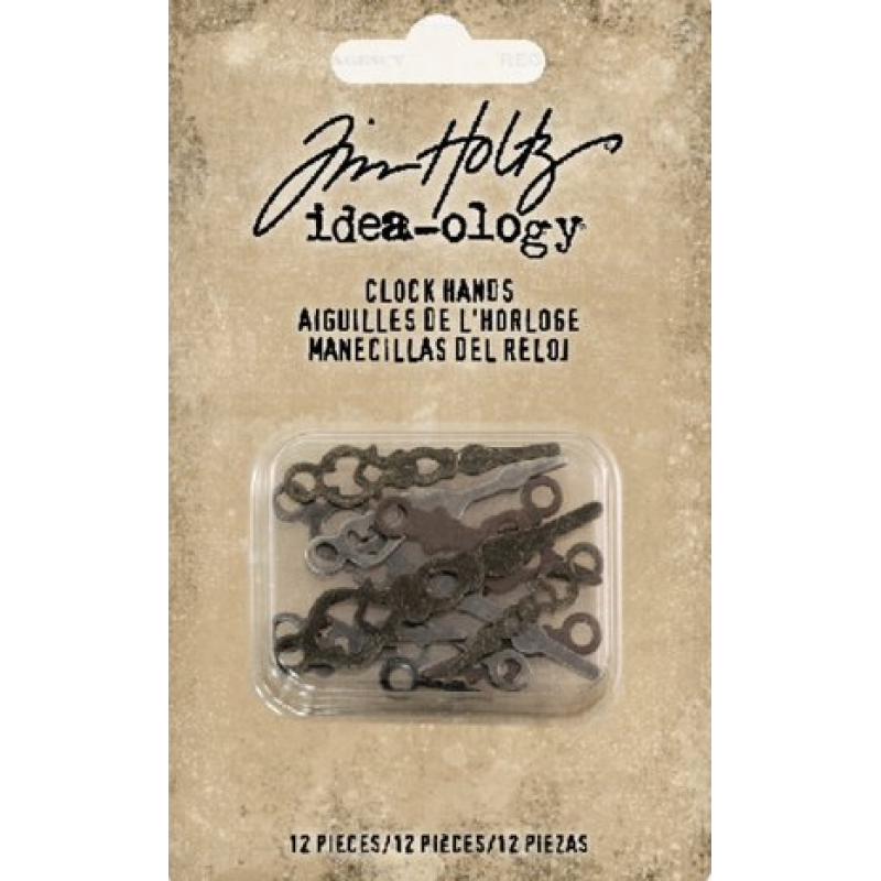 Tim Holtz Idea-ology Clock Hands (12pcs) (TH93693)
