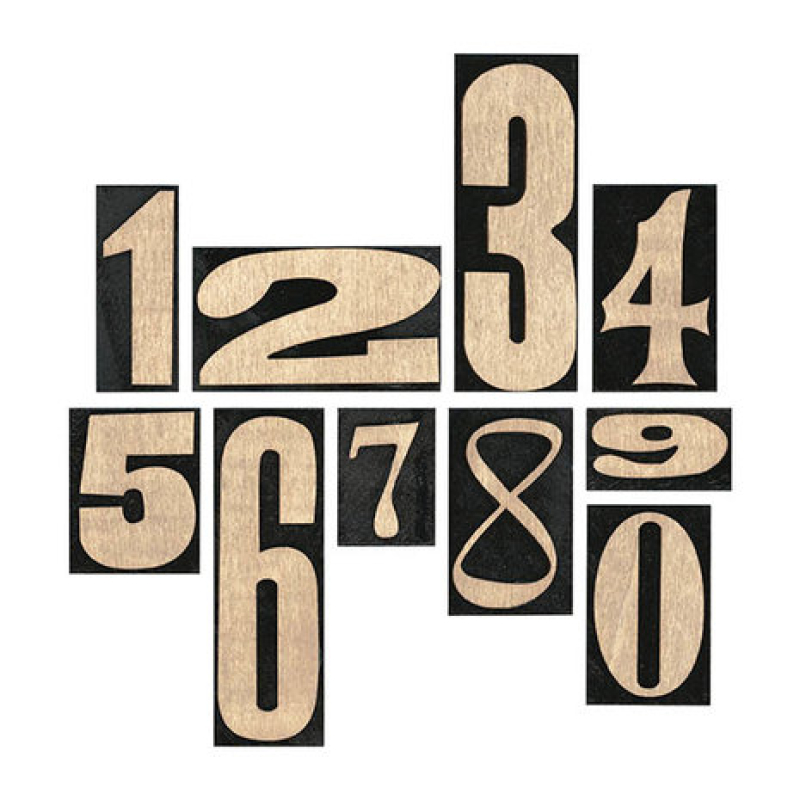 Tim Holtz  Idea-ology Number Blocks (TH94037)