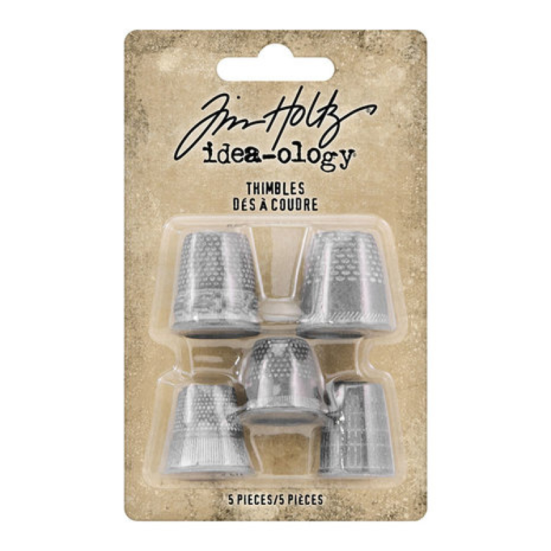Tim Holtz Idea-ology  Thimbles (5pcs) (TH93791)