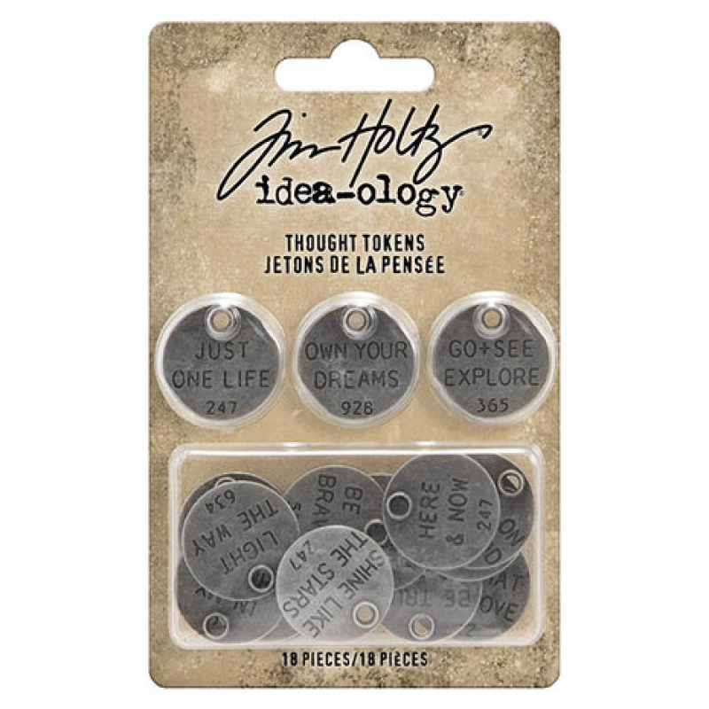 Tim Holtz Idea-ology  Thought Tokens (TH94024)