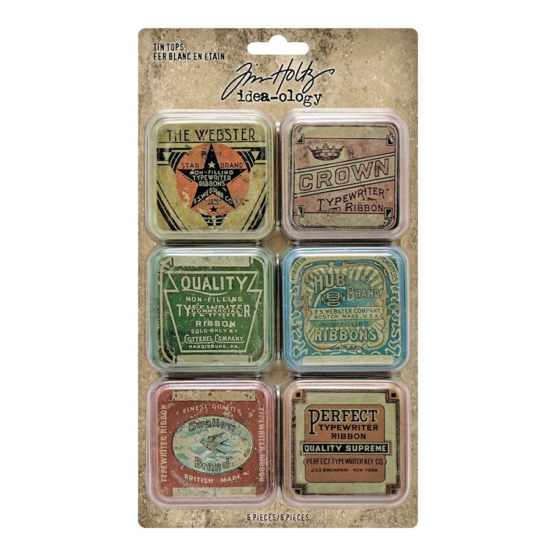 Tim Holtz  Idea-ology Tin Tops (TH94128)