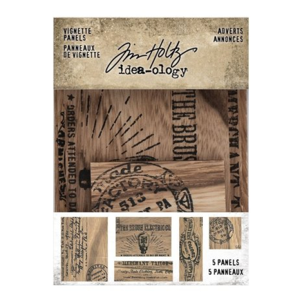 Idea-ology Tim Holtz Vignette Advert Panels (TH94124)