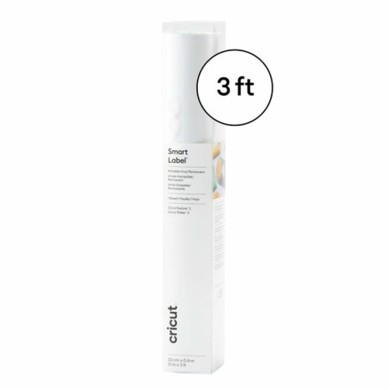 Cricut Smart Label Permanent Writable Transparent 3 ft (2009447)