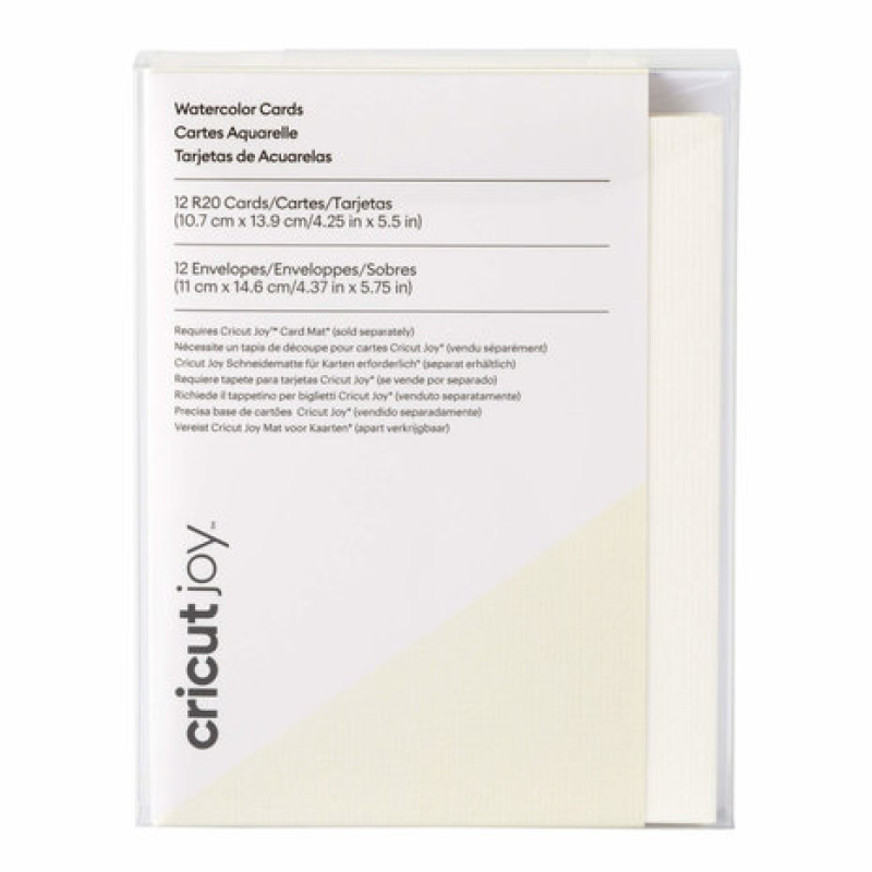 Cricut Joy Watercolor Cards Ivory/White (R20 12pcs) (2009984)