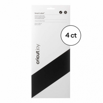 Cricut Joy Smart Label Removable Writable Black (4sheets) (2010002) ( 2010002)