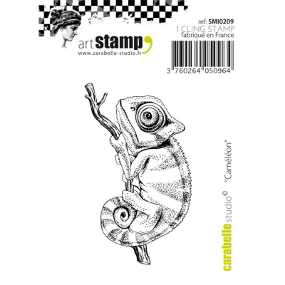 Carabelle Studio • Cling stamp mini caméléon