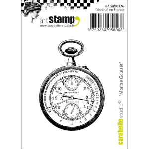 Carabelle Studio • Cling stamp mini montre gousset (SMI0176)