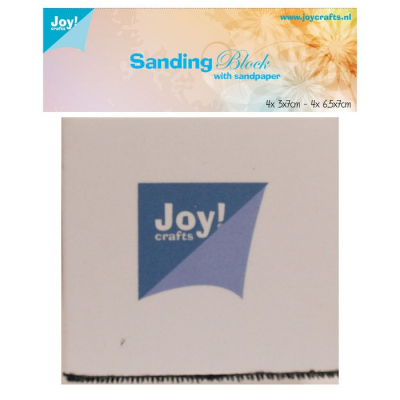 Joy!Crafts • Schuurblokje inclusief schuurpapier 8pcs (6200-0001)