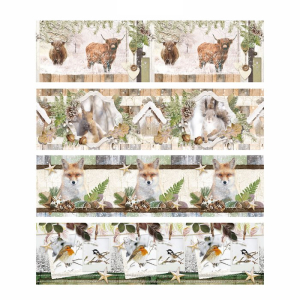 Studio Light  Sleeves 130 mm Woodland winter nr.29 (SHRINKWW29)