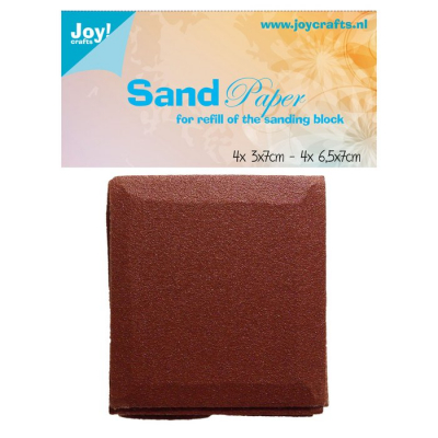 Joy!Crafts • Navulling schuurpapier voor schuurblokje 8pcs (6200-0002)