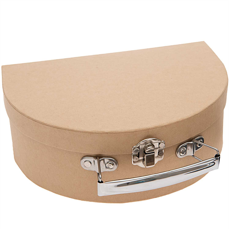 Rico Design koffertje half rond naturel (08793.41.85)