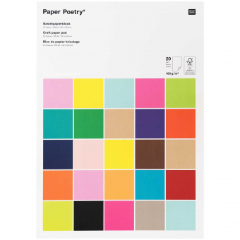 Rico-Design Paperpad A3 Super Rainbow Multi colours ( 99010.09.25)