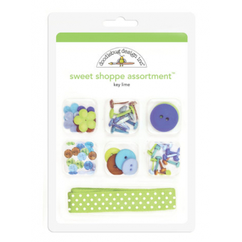 Doodlebug Design Key Lime Sweet Shoppe Assortment (2119) ( 842715021198)