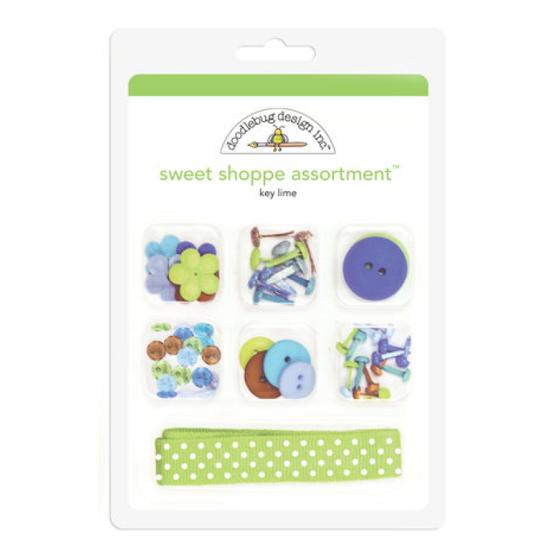 Doodlebug Design Key Lime Sweet Shoppe Assortment (2119) ( 842715021198)
