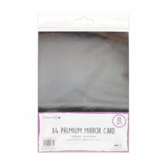 Dovecraft Premium Mirror Card A4 Silver (DCBS163) ( DCBS163)